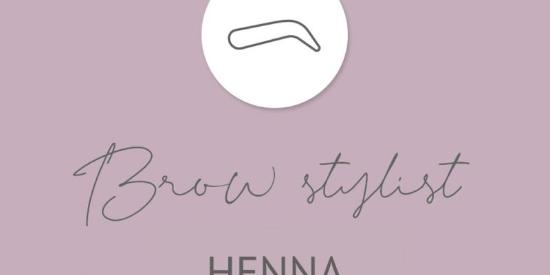 Henna Brow Stylist Training